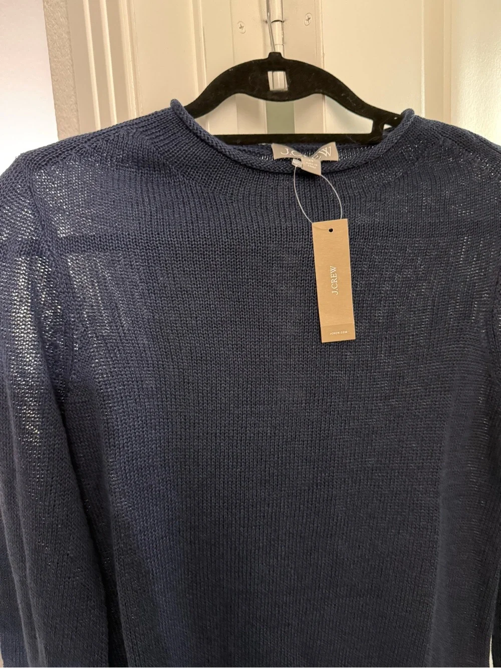 NWT J.Crew Navy Crewneck